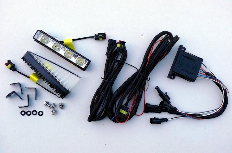 LED Tagfahrlicht Set 'chrome' 