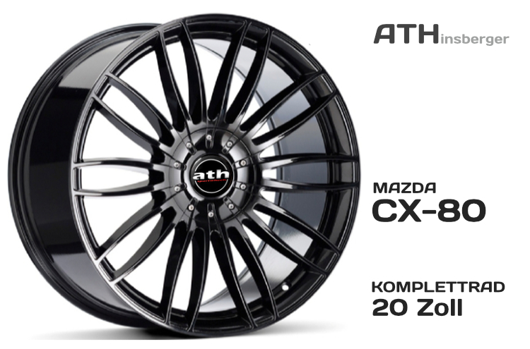 20 Zoll Komplettrad Satz "Cooper-3-black" 
