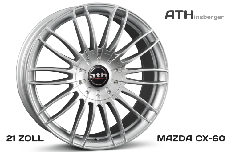 21 Zoll Komplettrad Satz "Cooper-3-silver" 