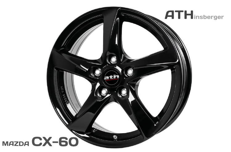 18 Zoll Komplettrad Satz "RC-30-Black Shiny" 