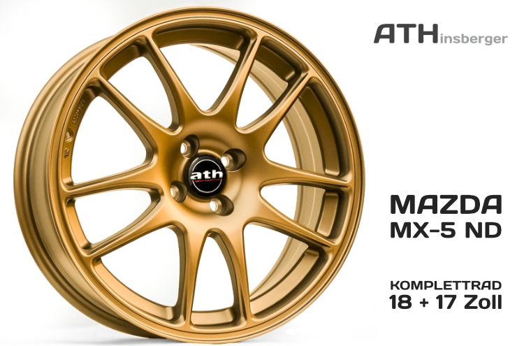 Komplettrad "Cooper-RS-Gold Matt" 