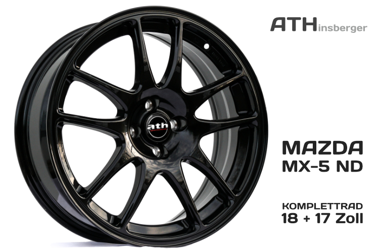 Komplettrad "Cooper-RS-Black-Glanz" 